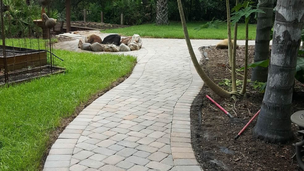 After paver sealing