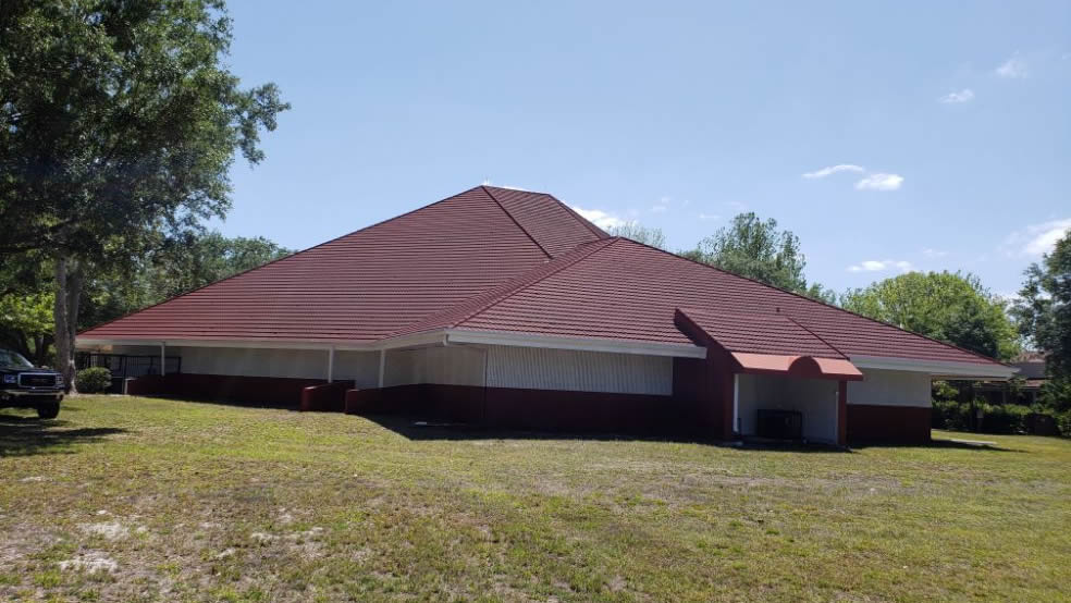 After roof cleaning