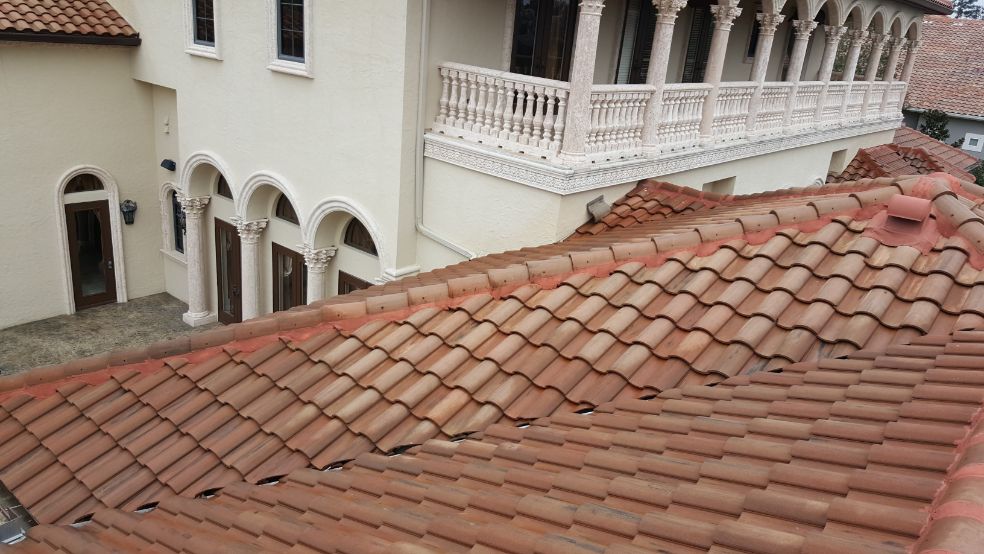 After roof cleaning